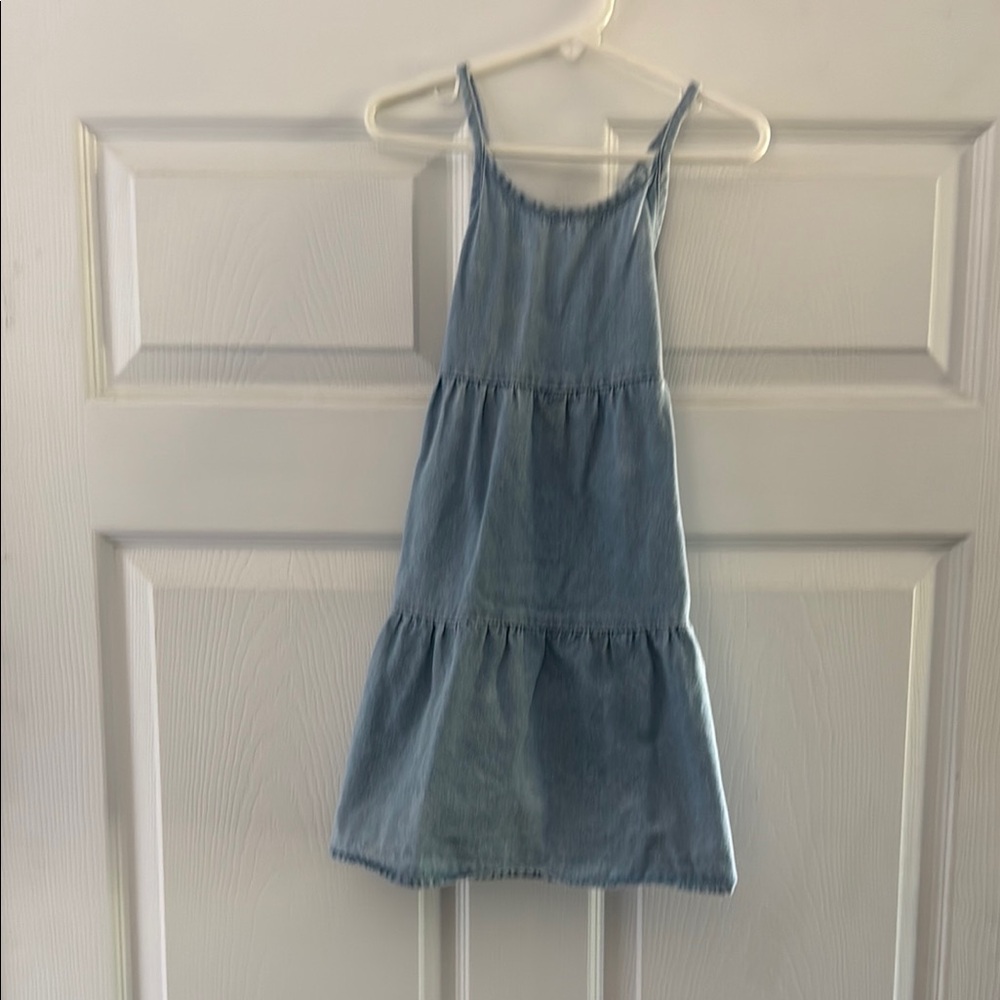 Light Blue Tiered Dress